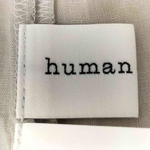 ヒューマンウーマン HUMAN WOMAN 24SS 160/1 ラミー ブラウス レディース JPN:M