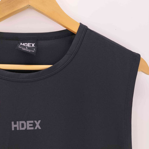 HDEX エイチデックス スモールロゴ ロゴプリント アクティブ タンクトップ メンズ L