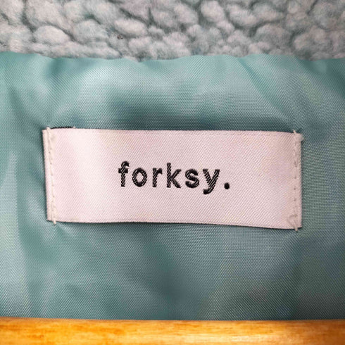 フォルクシー forksy. ボアハーフジップアノラックプルオーバー レディース FREE