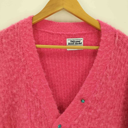 ハリウッドランチマーケット HOLLYWOOD RANCH MARKET ソリッド モヘアカーディガン メンズ 4
