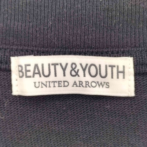 ビューティーアンドユースユナイテッドアローズ BEAUTY & YOUTH UNITED ARROWS ネップ コットン カットオフ クロップド Tシャツ メンズ import:M