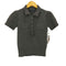 ラルフローレン RALPH LAUREN 90-00S ローゲージ ウール 半袖 ポロ ニット レディース import:M