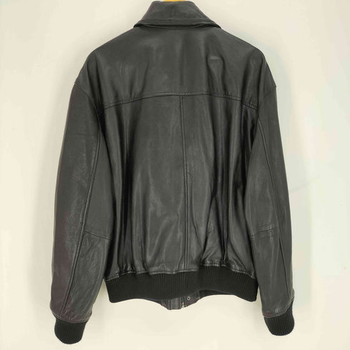 ザラ ZARA リラックスフィットレザーブレザー メンズ import:XL