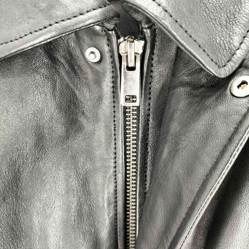 ザラ ZARA リラックスフィットレザーブレザー メンズ import:XL