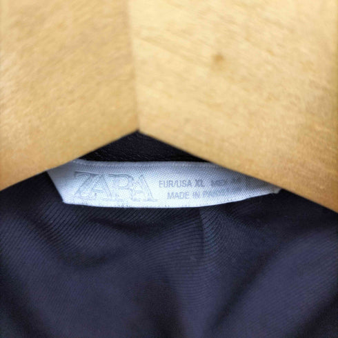 ザラ ZARA リラックスフィットレザーブレザー メンズ import:XL