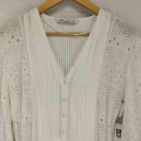 ザラ ZARA Embroidered Midi Dress エンブロイダリー ミディ ワンピース レディース import:S