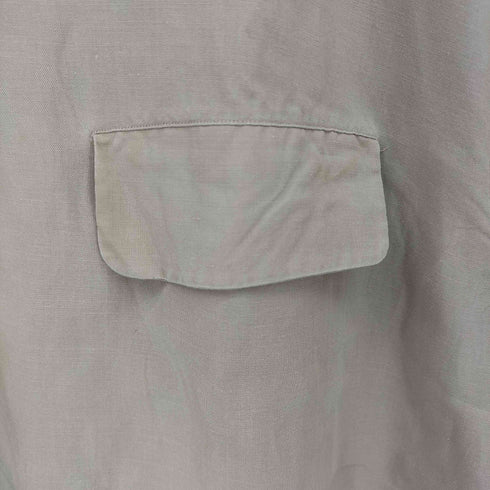 ポロバイラルフローレン Polo by RALPH LAUREN ポニー無し レーヨン リネン オープンカラー 半袖 シャツ ボックスシルエット メンズ import:XL
