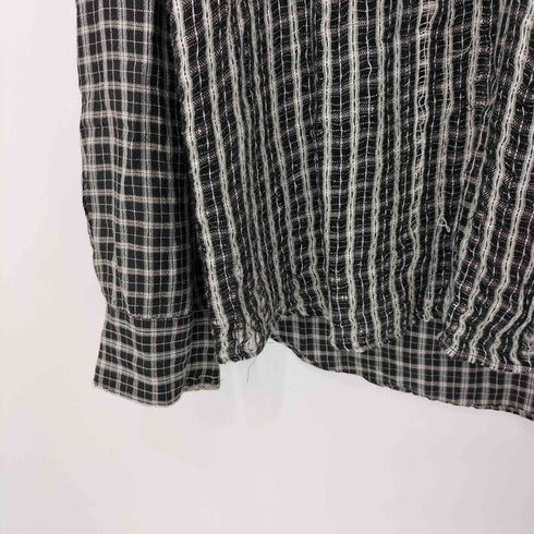 ギャップ Gap 90s OLD ラミーレーヨン ボタンダウン チェックシャツ メンズ import:L