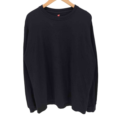 ヘインズ Hanes BEEFY ブランク 長袖 Tシャツ メンズ import:XL