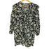 ザラ ZARA 花柄 チュニックワンピース ロング丈 ブラウス レディース import:M
