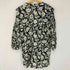 ザラ ZARA 花柄 チュニックワンピース ロング丈 ブラウス レディース import:M