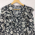 ザラ ZARA 花柄 チュニックワンピース ロング丈 ブラウス レディース import:M