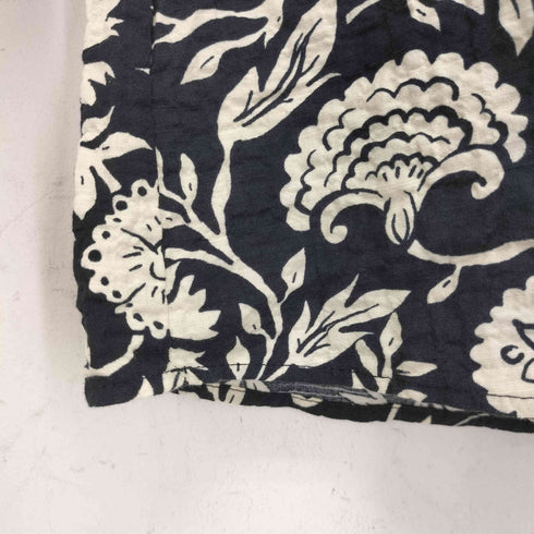 ザラ ZARA 花柄 チュニックワンピース ロング丈 ブラウス レディース import:M
