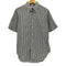 インディヴィジュアライズドシャツ individualized shirts USA製 SLIM FIT ストライプ 半袖シャツ メンズ 15 1/2