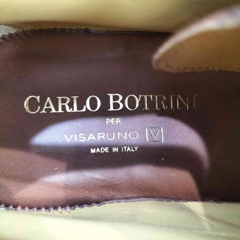 カルロボットリーニ carlo botrini イタリア製 レザーチャッカブーツ メンズ EUR:40