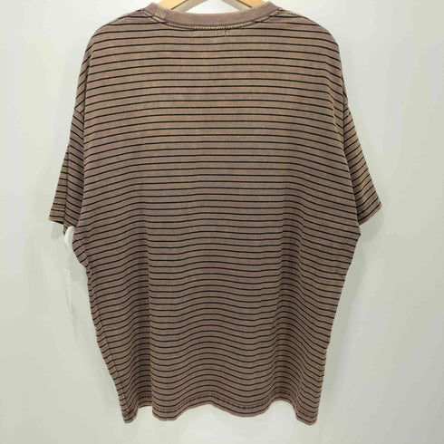 モンキータイム MONKEY TIME 25SS アシッドウォッシュ ボーダー Tシャツ メンズ JPN:XL