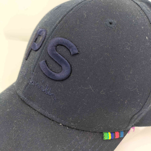 ポールスミス Paul Smith ロゴ PS 刺繍 6パネル ベースボール キャップ メンズ