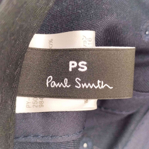 ポールスミス Paul Smith ロゴ PS 刺繍 6パネル ベースボール キャップ メンズ