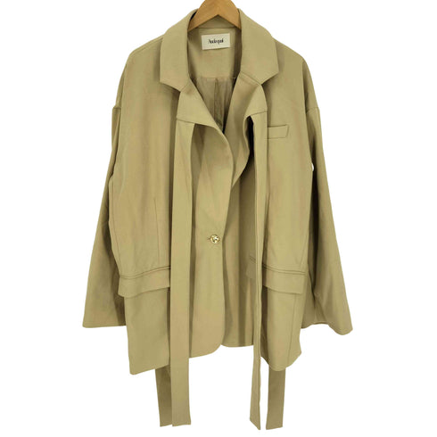 ANDEQUAL 25AW 金ボタン 1B シングルブレストジャケット レディース FREE