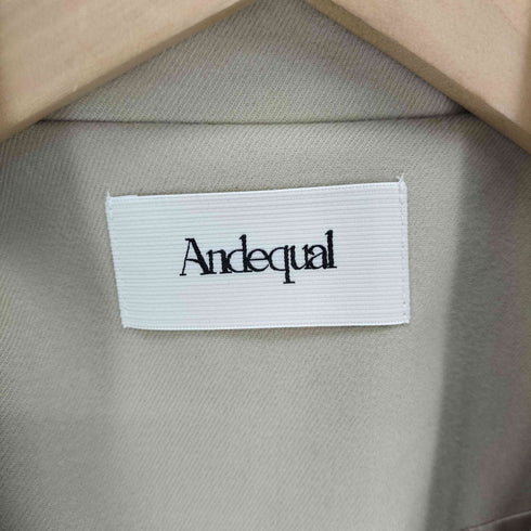 ANDEQUAL 25AW 金ボタン 1B シングルブレストジャケット レディース FREE