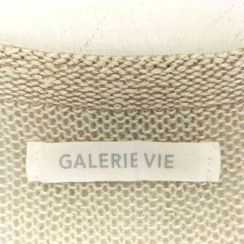 ギャルリーヴィー GALERIE VIE リネン ベスト ノースリーブトップス レディース JPN:1