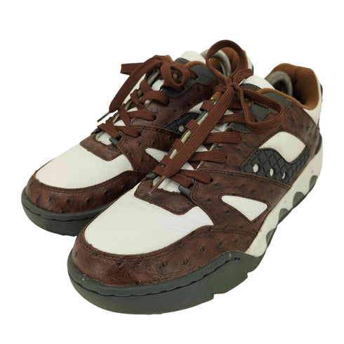 サッカニー SAUCONY オーストリッチレザー ローカットスニーカー メンズ JPN:26.5