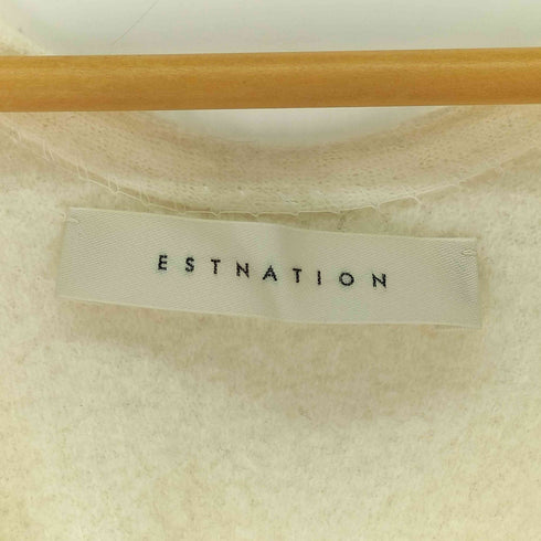 エストネーション ESTNATION ウール100 Vネックニットワンピース レディース JPN:38