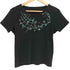 ハートイッセイミヤケ Haat ISSEY MIYAKE ビーズ刺繍 クルーネック 半袖 Tシャツ レディース JPN:2