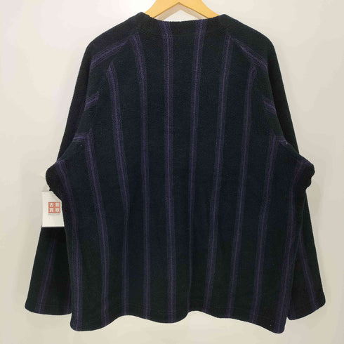ニードルズ Needles ストライプ フリース オーバーサイズカーディガン メンズ JPN:XXL