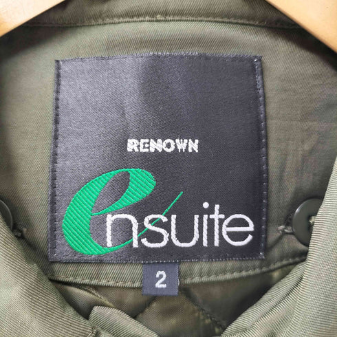 RENOWN ENSUITE レナウンエンスウィート ライナー付 比翼 ステンカラーコート レディース