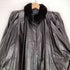 MON KURONO クロノ cow leather カウレザー 牛革 ファー ドルマンスリーブ 比翼 レザーコート レディース F