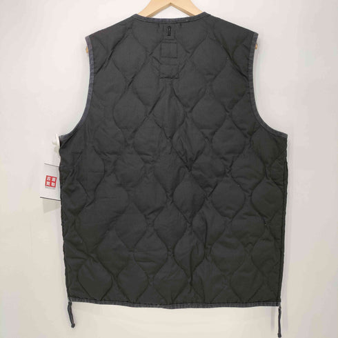 タイオン TAION V NECK ZIP VEST Vネック ジップ ベスト インナーダウン メンズ JPN:L