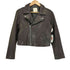 チーク cheek lamb leather ラムレザー 山羊革 ダブル ライダース ジャケット レディース M