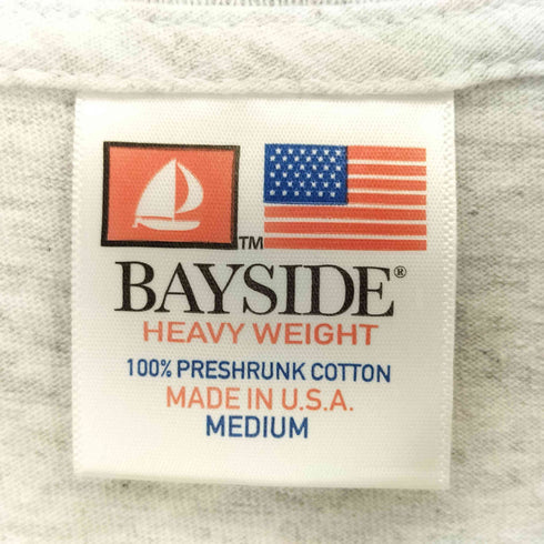ベイサイド BAYSIDE USA製 HEAVY WEIGHT クルーネックTシャツ メンズ import:M