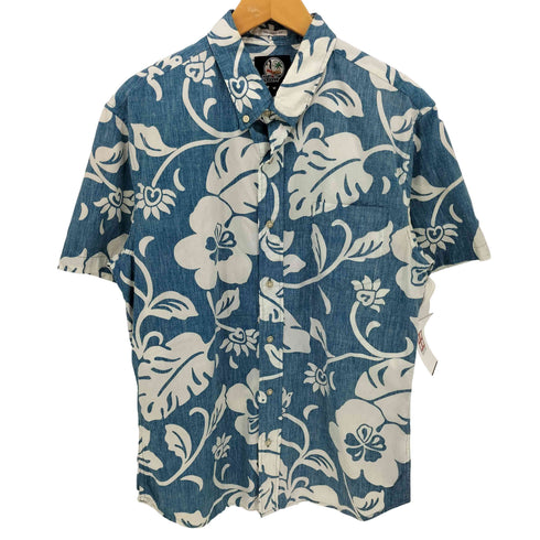 レインスプーナー Reyn Spooner 復刻 水着タグ TAILORED FIT リバースプリント ボタンダウン アロハシャツ メンズ import:M