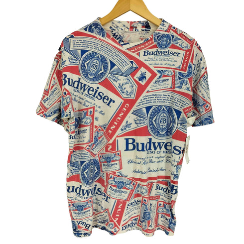 バドワイザー Budweiser ロゴ 総柄 Tシャツ メンズ