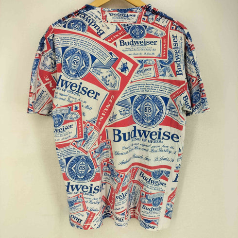 バドワイザー Budweiser ロゴ 総柄 Tシャツ メンズ