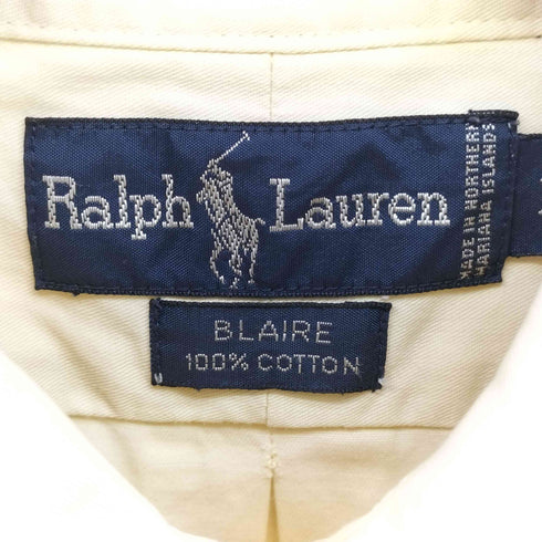 ラルフローレン RALPH LAUREN BLAIRE ポニー刺繍 半袖 ボタンダウンシャツ メンズ import:L