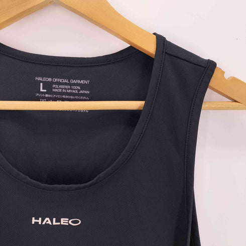 HALEO ハレオ スモールロゴ プリント メッシュ タンクトップ メンズ L