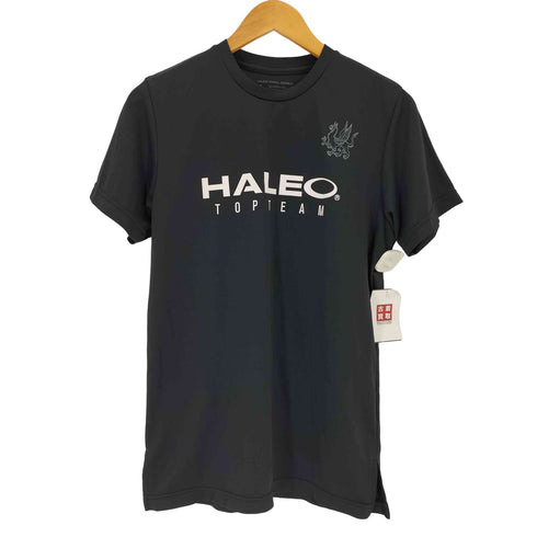 HALEO ハレオ ロゴ プリント メッシュ 半袖 Tシャツ メンズ L