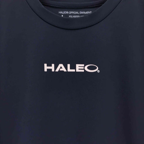 HALEO ハレオ スモール ロゴ プリント メッシュ 半袖 Tシャツ メンズ L