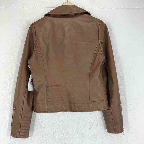 ソフィラ sophila lamb leather ラムレザー 羊革 ダブル ライダース ジャケット レディース F