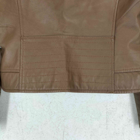 ソフィラ sophila lamb leather ラムレザー 羊革 ダブル ライダース ジャケット レディース F