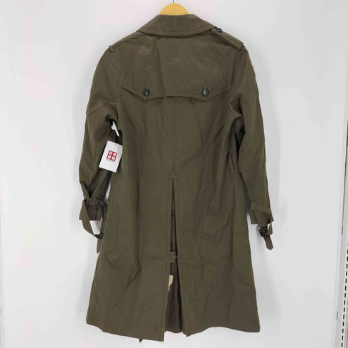 GQ men's wear 裏地チェック トレンチコート レディース JPN:M
