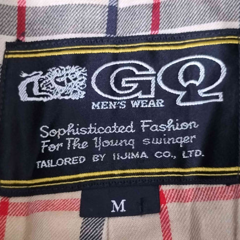 GQ men's wear 裏地チェック トレンチコート レディース JPN:M