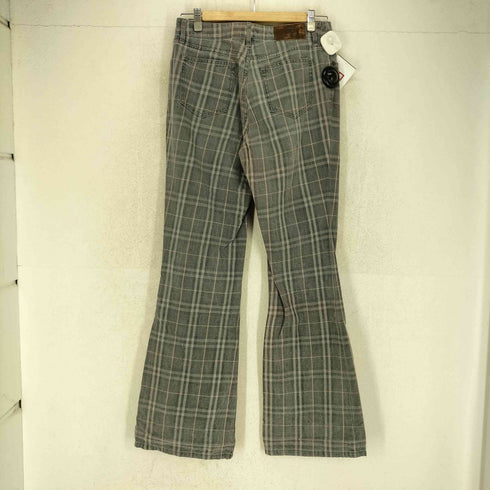 バーバリーロンドン BURBERRY LONDON ノバチェック ブーツカット フレア デニム パンツ レディース 40