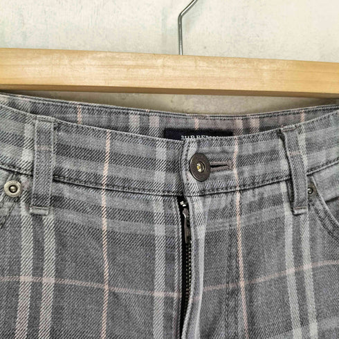 バーバリーロンドン BURBERRY LONDON ノバチェック ブーツカット フレア デニム パンツ レディース 40