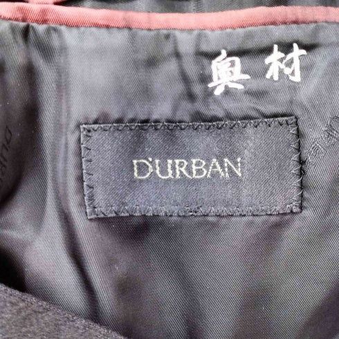 ダーバン DURBAN CASHMERE カシミヤ100% 2Bテーラードジャケット メンズ 168