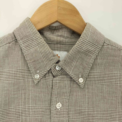 ヘッドポータープラス HEAD PORTER PLUS フラップポケット グレンチェックシャツ メンズ JPN:L