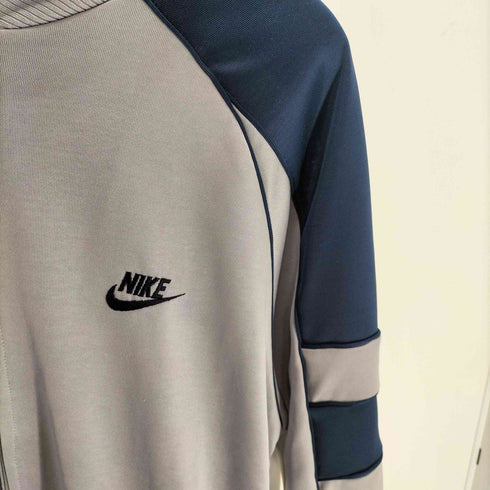 ナイキ NIKE 80s OLD 紺タグ トラック ジャケット ジャージ ロゴ 刺繍 メンズ import:L